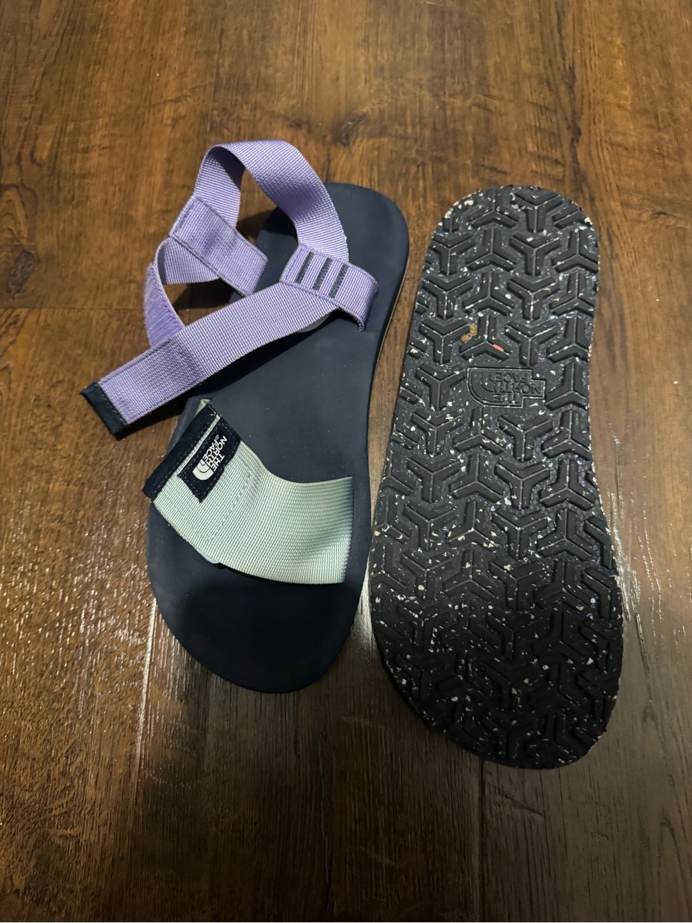 The North Face Sandals in Lavender, Mint and Black - Picture 2 of 4